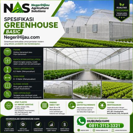 Paket Instalasi Greenhouse Negeri Hijau